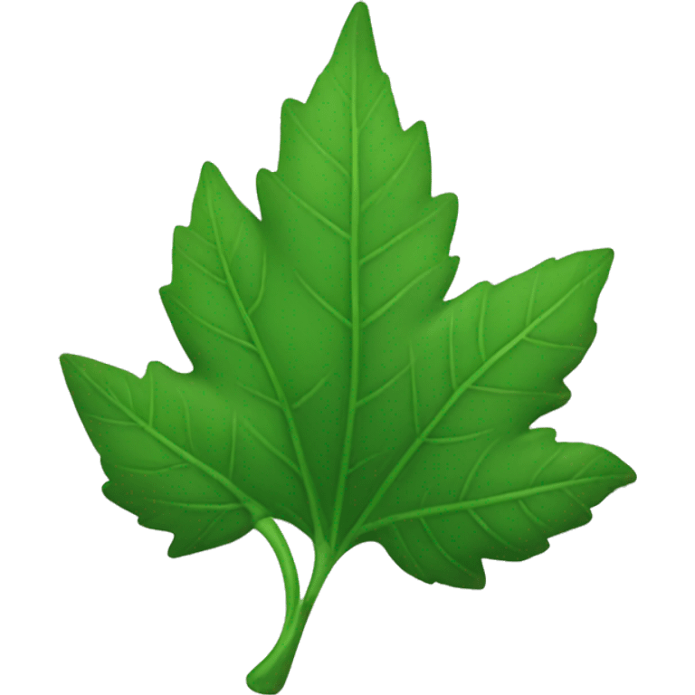 Green leaf  emoji