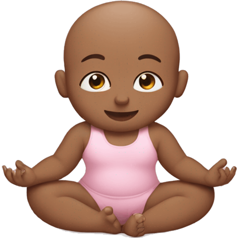 Baby pink yoga Matt  emoji