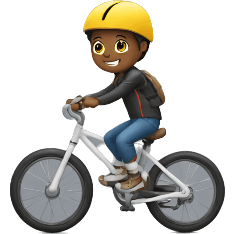 kid on the bike emoji