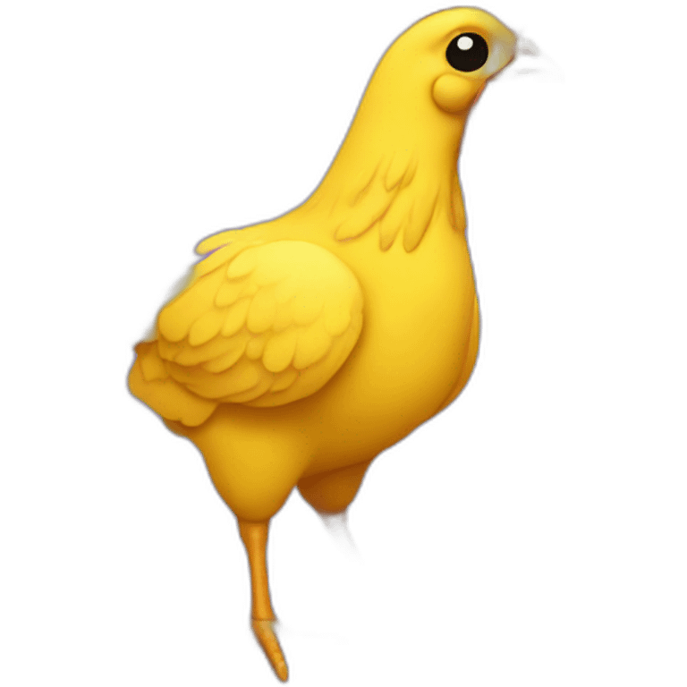 yellow chicken emoji