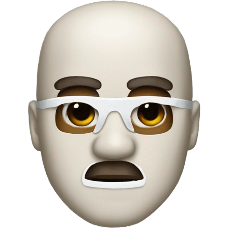 Kanye West in a mask emoji