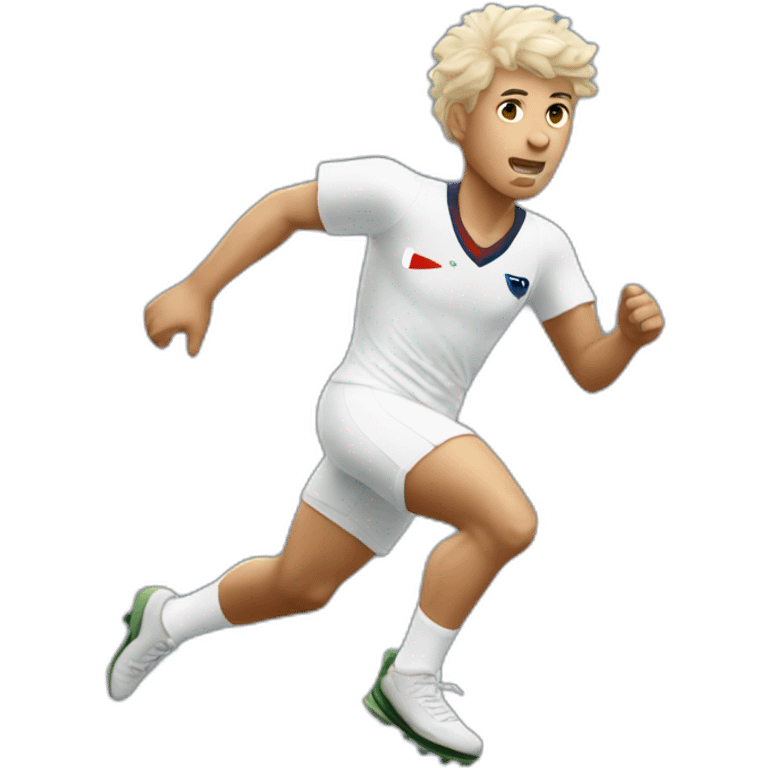 paris st germanin player running white skin emoji