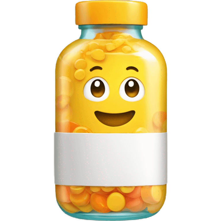 an opaque bottle of vitamins emoji