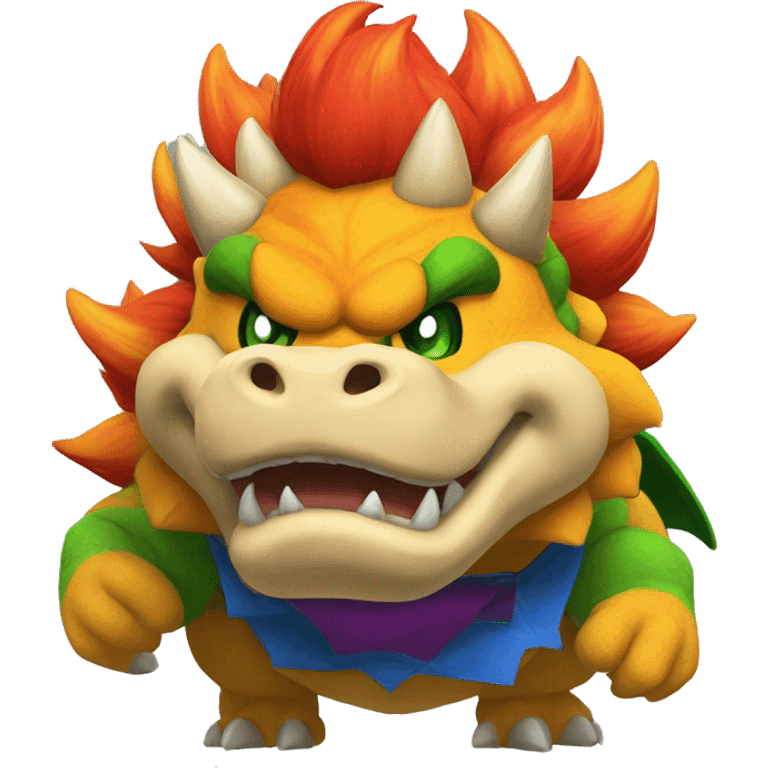 bowser as a pride icon emoji