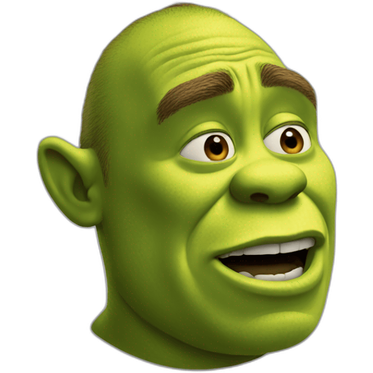 shrek crying sit emoji