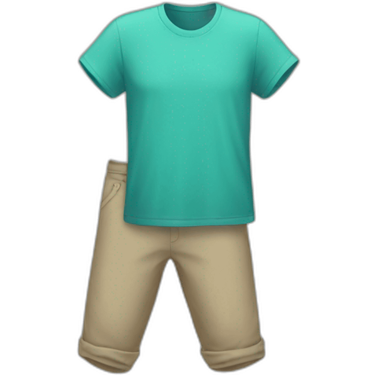 T-shirt and pants emoji