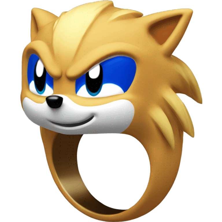 sonic the hedgehod ring emoji