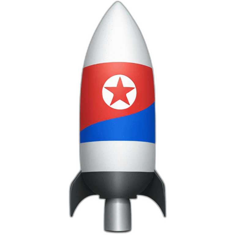 ICBM North Korean flag emoji