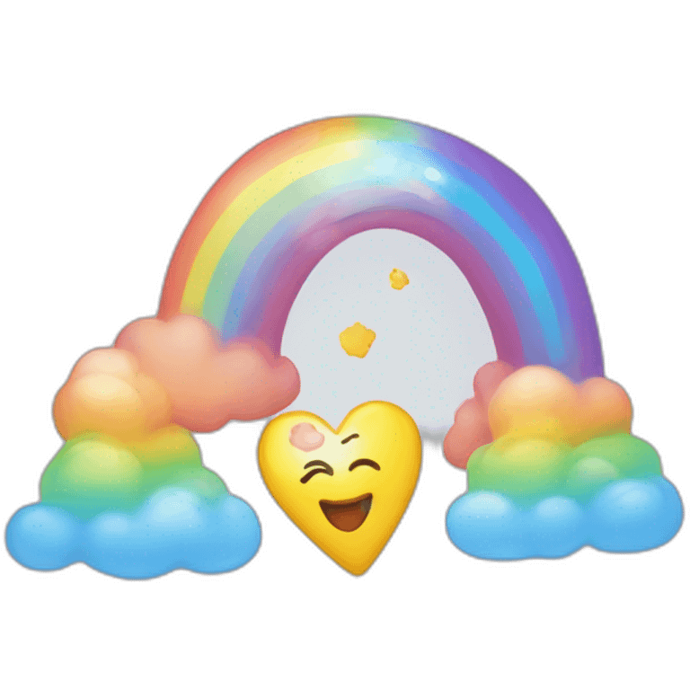 Cœur arc-en-ciel emoji