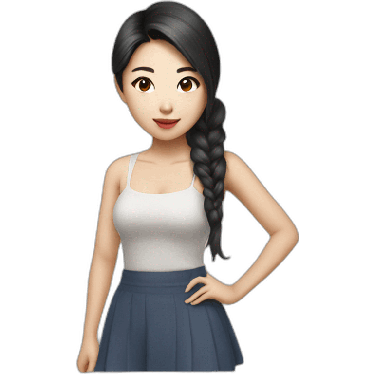 hot artistic finance asian girl emoji