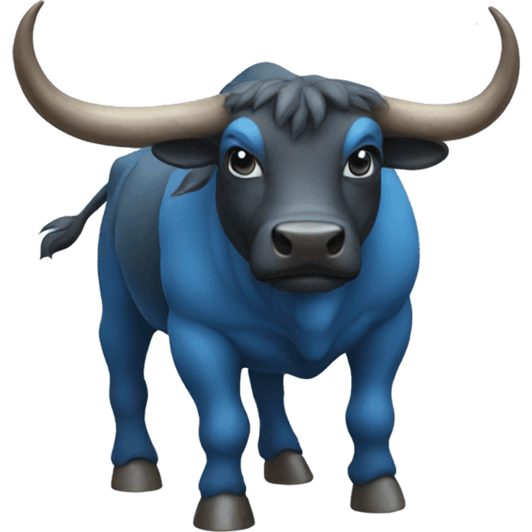 blue bull emoji