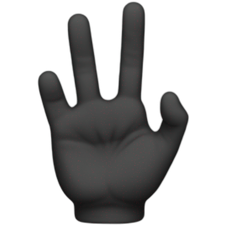 Gang hand sign emoji