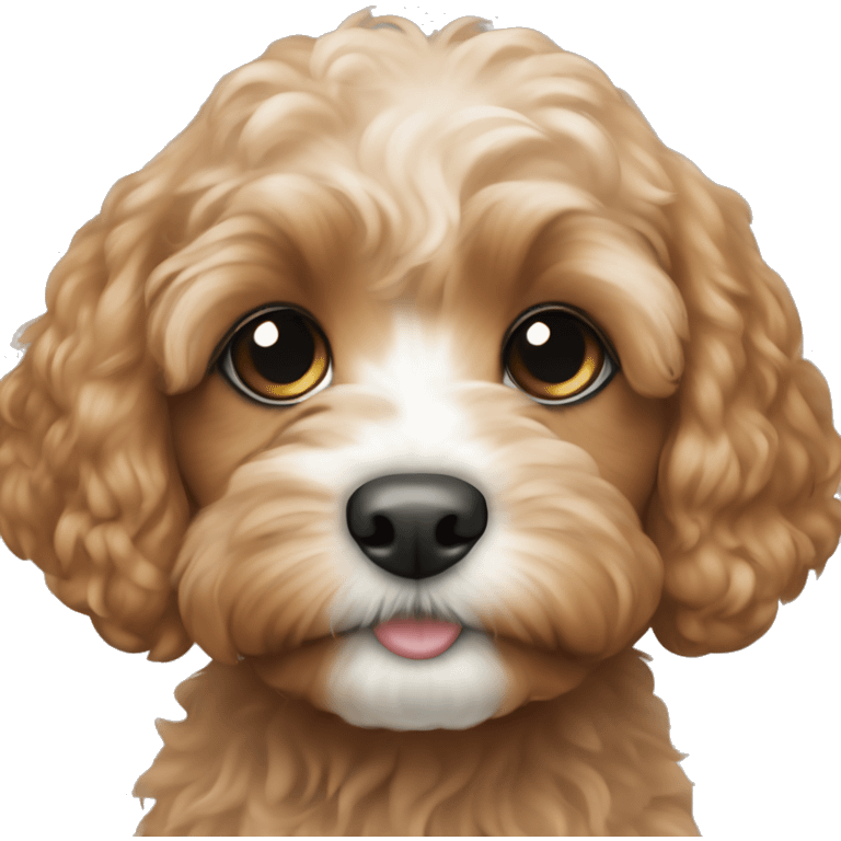 Cavapoo puppy emoji