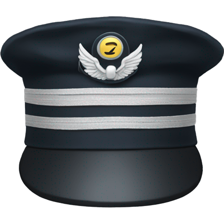 A pilots hat  emoji