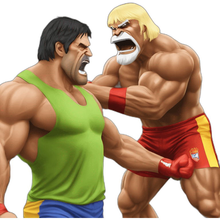 hulk hogan slamming ange postecoglou emoji