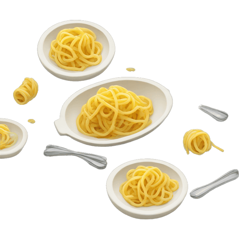 Pasta Cacio e pepe emoji