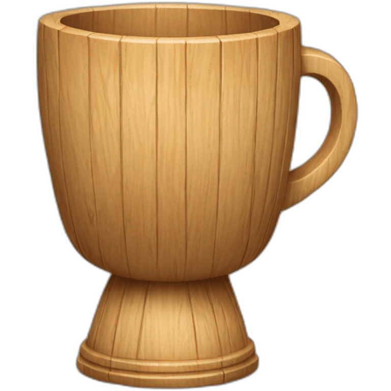 wooden sports cup emoji