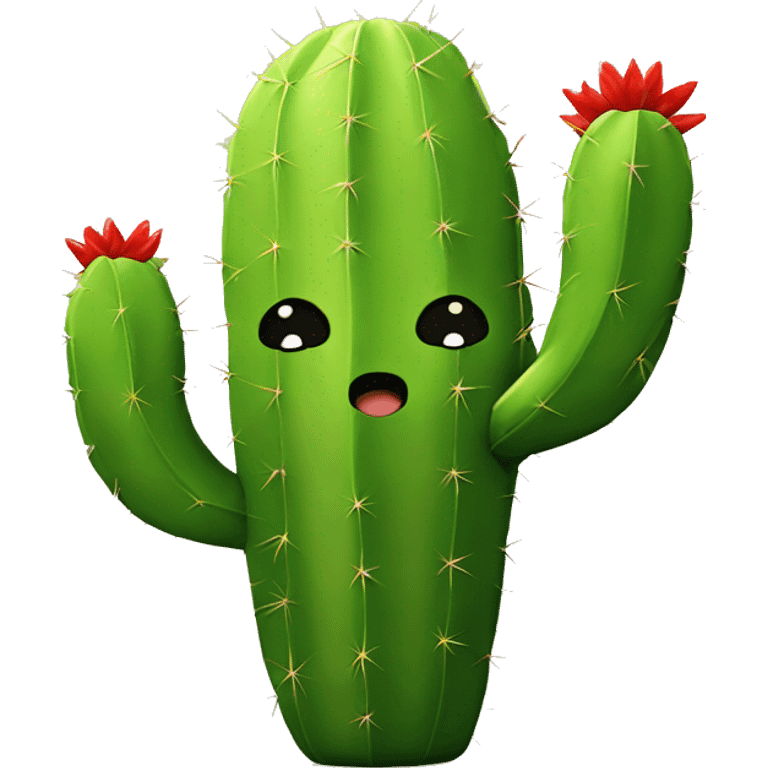 Cactus bacio emoji