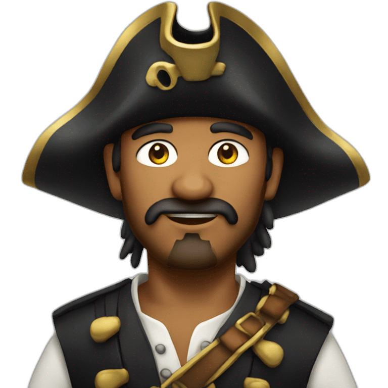 pirate on the island emoji