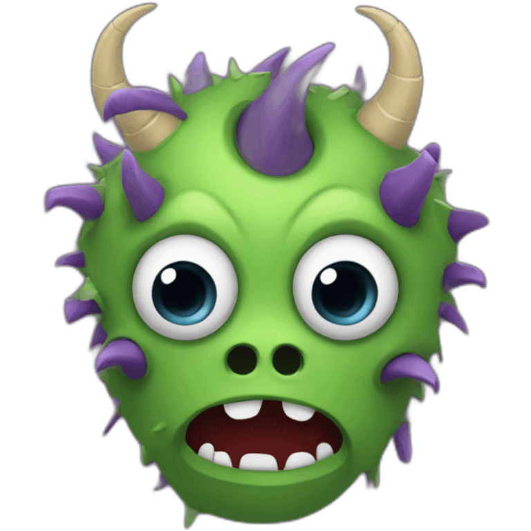 JavaScript language depicted as monster emoji