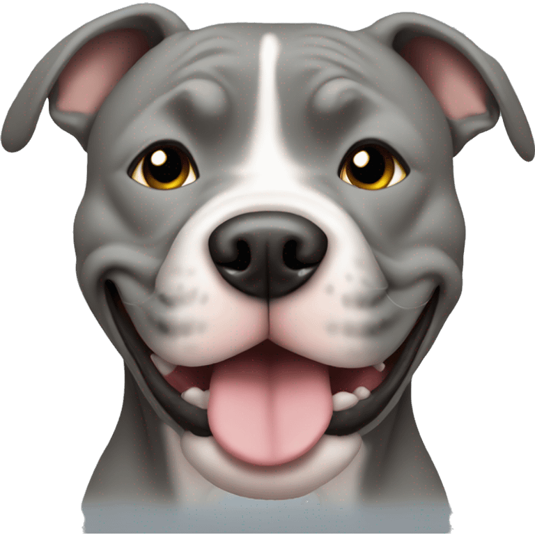 grey pitbull emoji