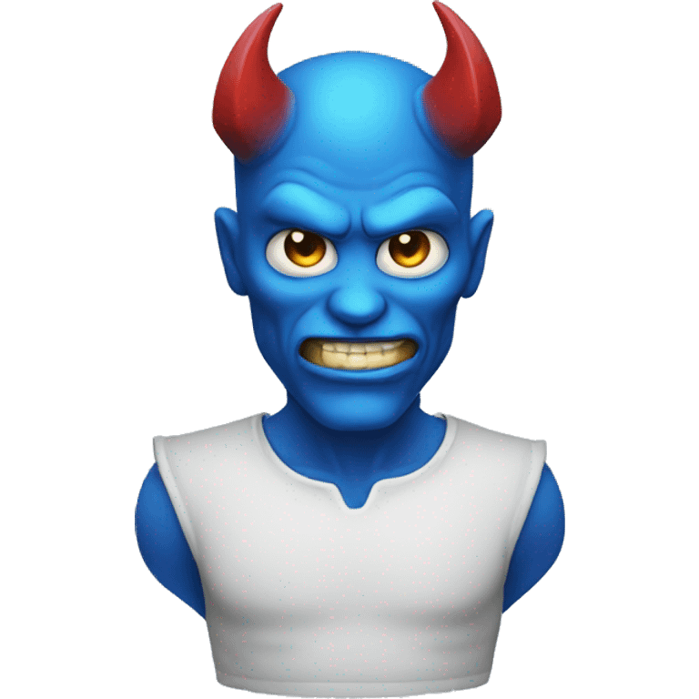 Devil blue emoji