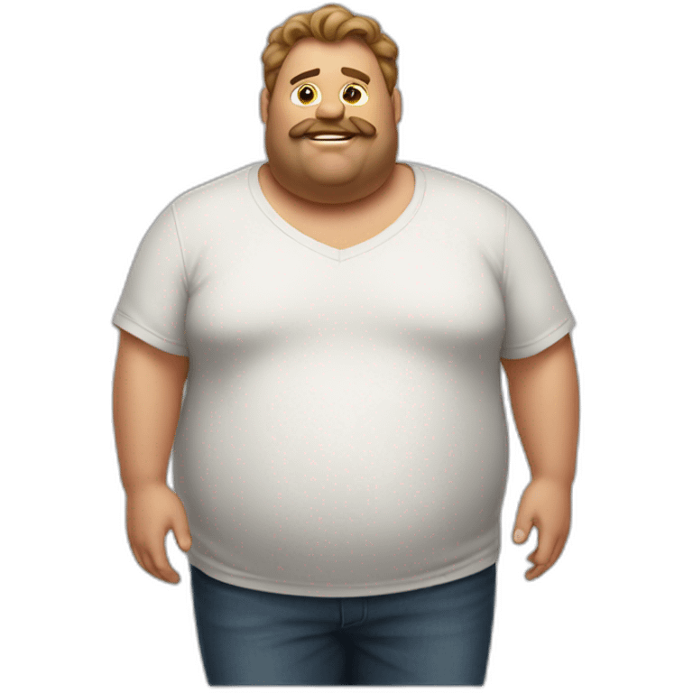 fat guy tight shirt emoji