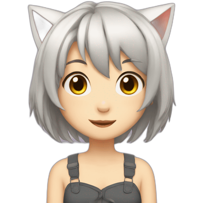 anime cat girl emoji