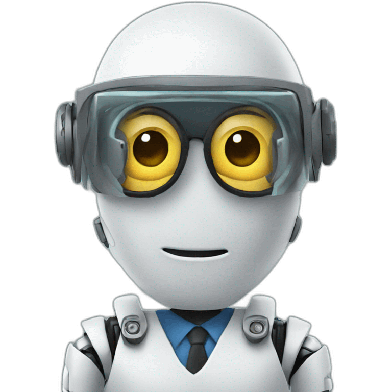 robot as a teacher emoji