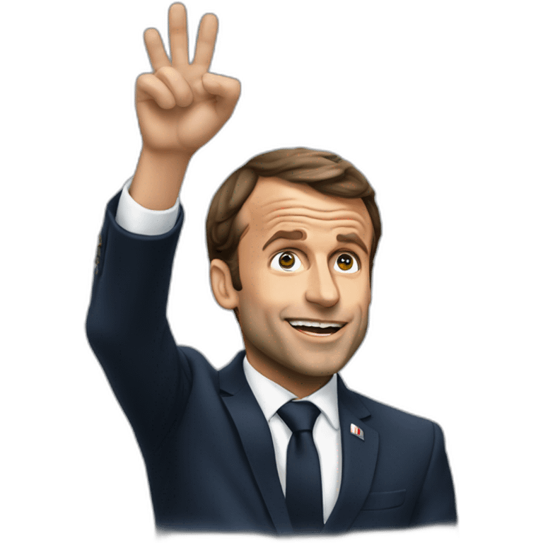 macron qui fait caca emoji