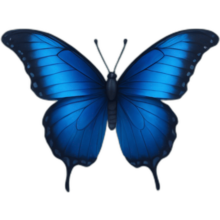 Dark blue butterfly  emoji