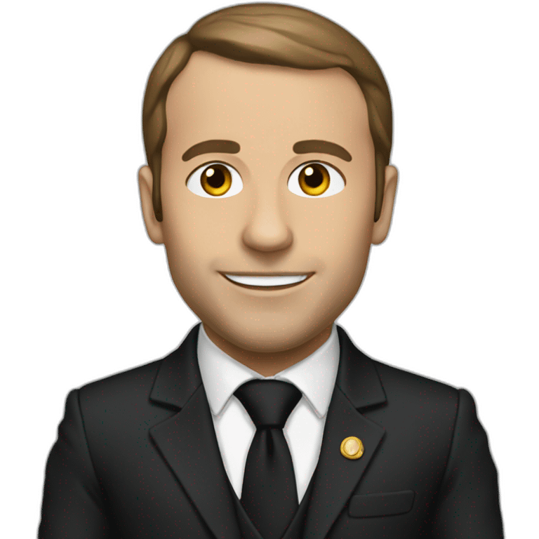 macron black emoji