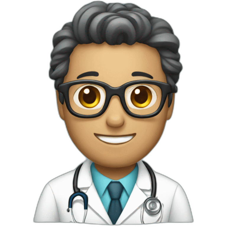 Doctor with syringe emoji