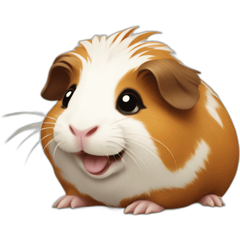 laughing guinea pig emoji