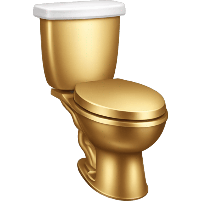 golden toilet emoji