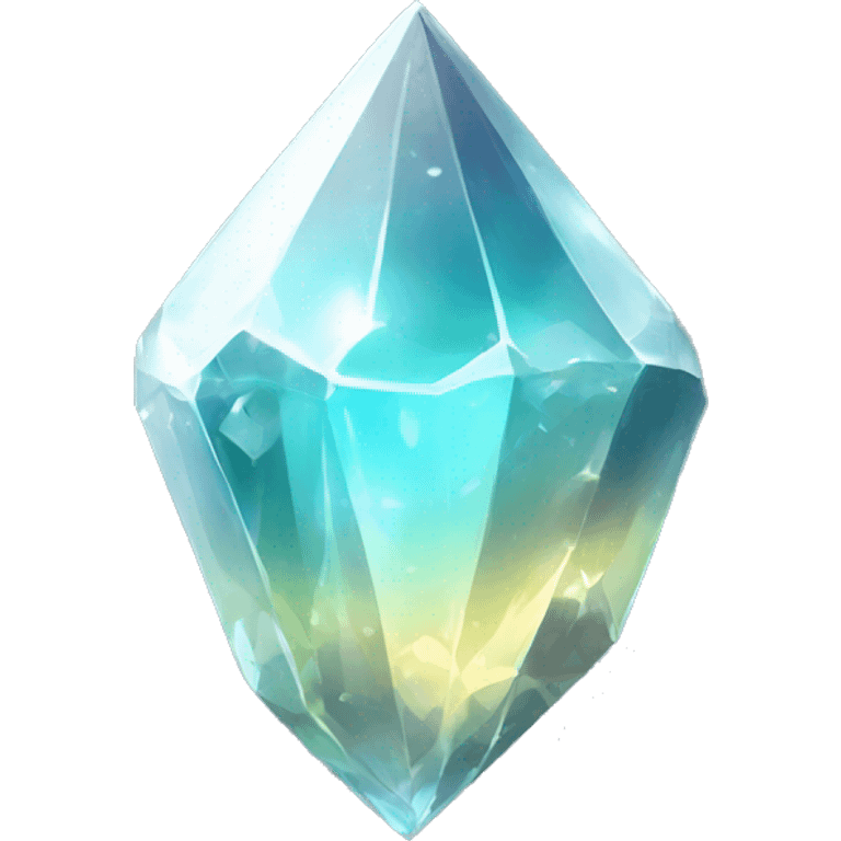 Shiny sparkly crystal gem shard emoji