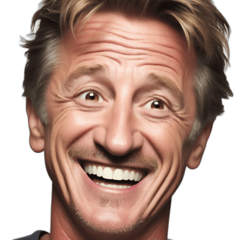 laughing sean penn emoji