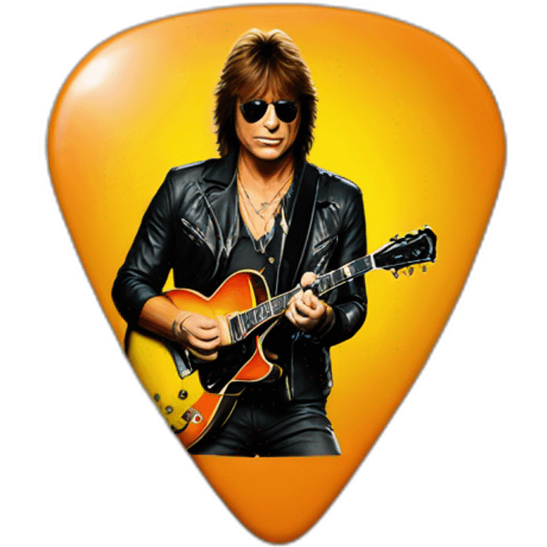 Richie sambora logo guitar pick emoji