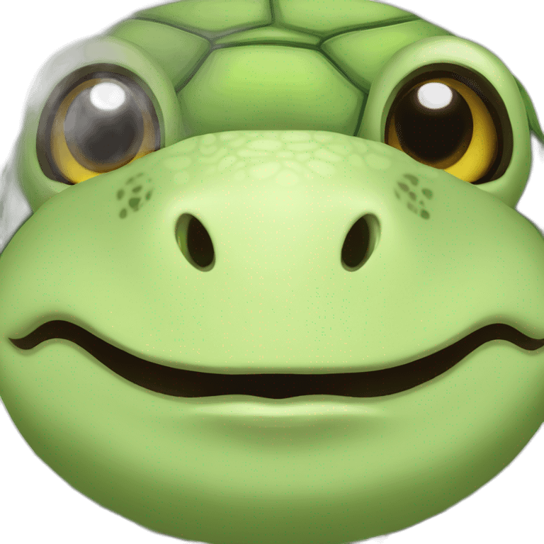 A turtle emoji