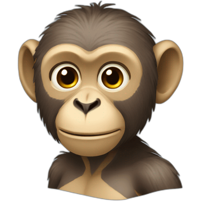 Macaco assistado emoji