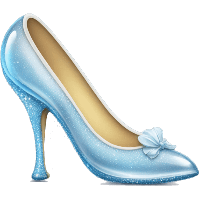 Cinderella glass slipper emoji