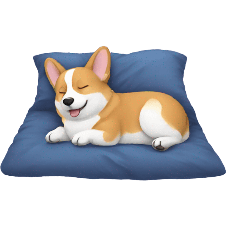 Corgi sleep emoji