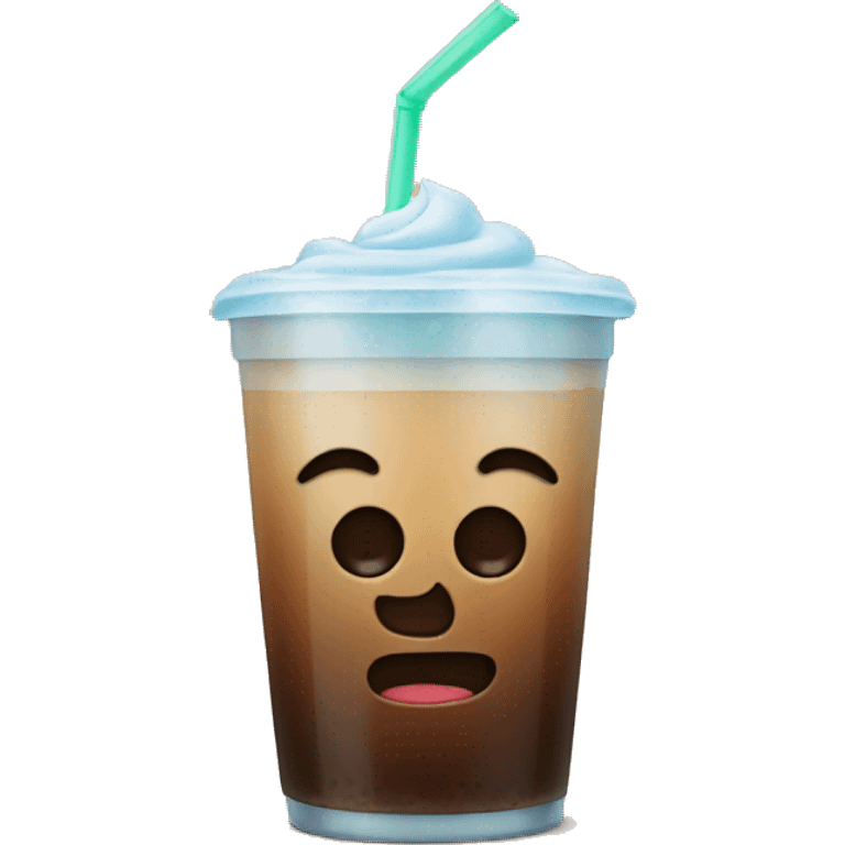 Iced coffee emoji