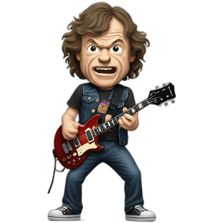 angus young from acdc emoji