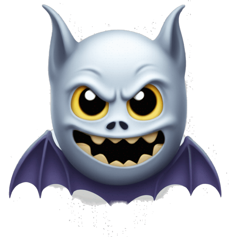 evil bat ghost  emoji