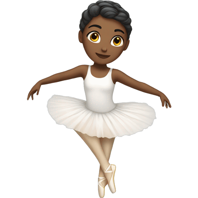 White ballerina emoji