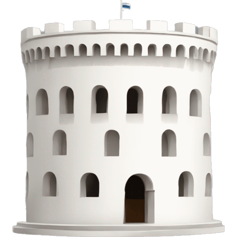 Thessaloniki white tower emoji