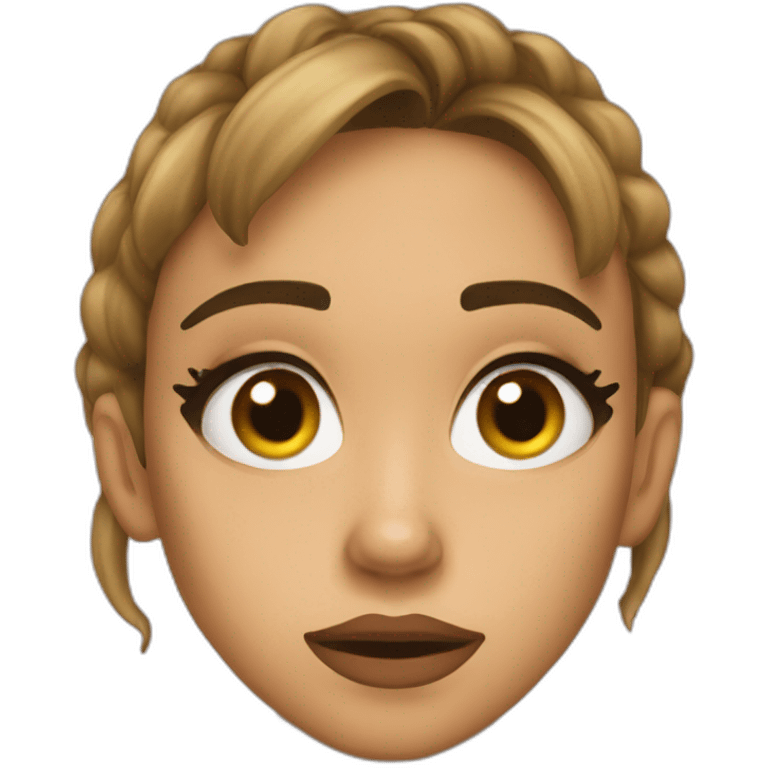 Nervous Jessica Alba emoji