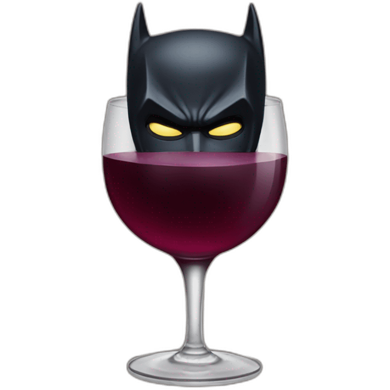 Batman drink vino emoji