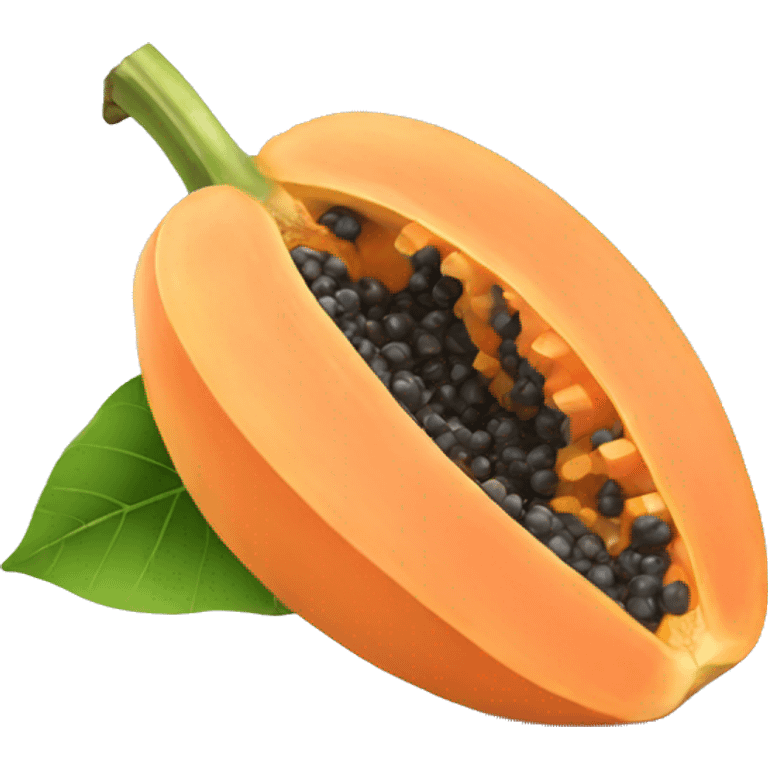 Papaya fruit emoji